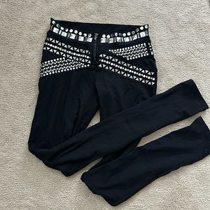 Silver Studed leggings